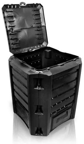 PROSPERPLAST komposto dėžė 380L Juoda 82 x 72 x 72cm