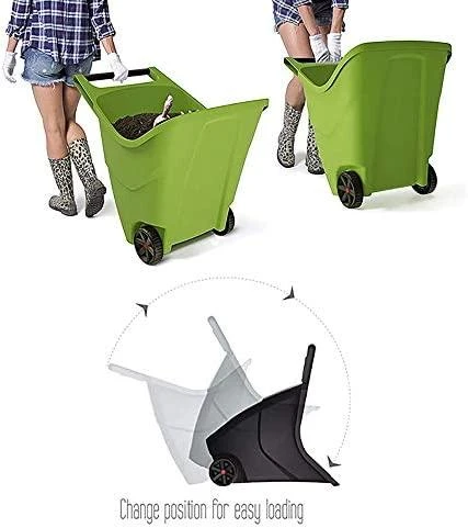 Prosperplast Plastikinis sodo vežimėlis Load&Go II, žalios spalvos