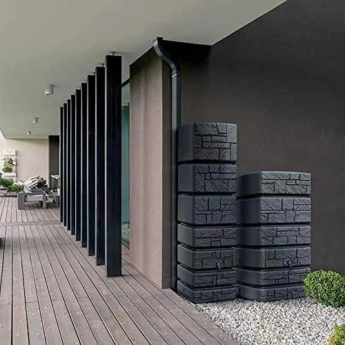 Prosperplast Talpa lietaus vandeniui Tower Stone IDTST500-S433 500L, antracito spalvos