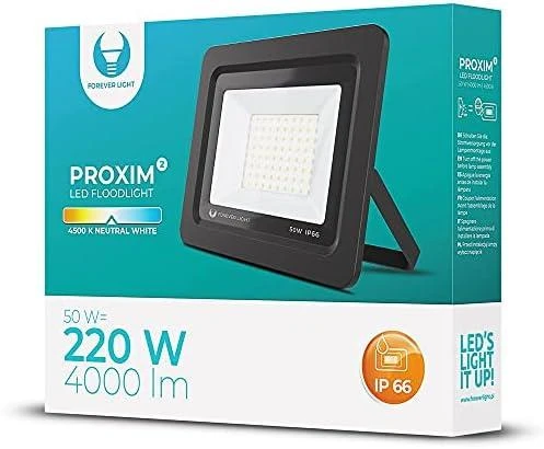 Prožektorius LED PROXIM II 50W |4500K| IP66 Forever Light