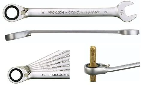 Kombinuotas terkšlinis raktas PROXXON 15 mm