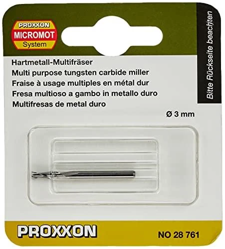 Volframo karbido freza 3mm PROXXON