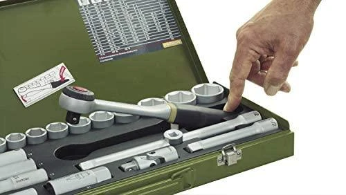 Galvučių rinkinys 1/2" 29 dalių PROXXON