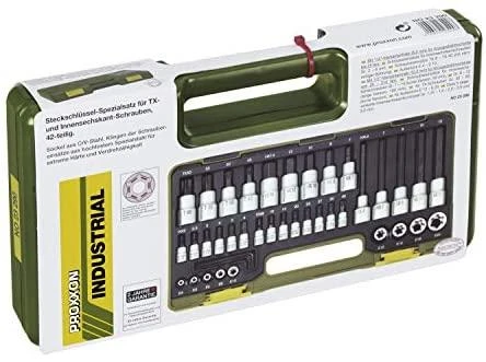 Galvučių rinkinys 1/4", TX ir HX 41 dalies PROXXON