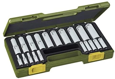 Galvučių rinkinys 1/4"+1/2" 20 dalių PROXXON