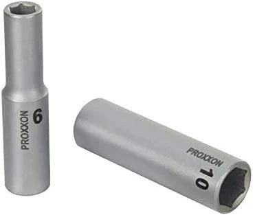 Galvučių rinkinys 1/4"+1/2" 20 dalių PROXXON