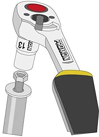 1/4"+1/2" 65 dalių colinių galvučių rinkinys PROXXON