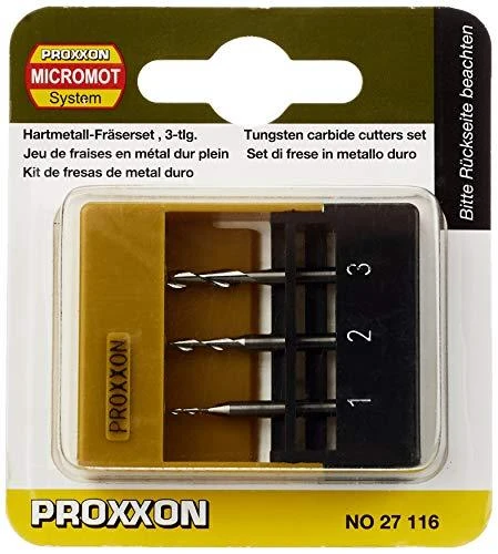 Kietmetalinių frezų rinkinys PROXXON