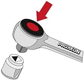Galvučių rinkinys 1/4" 39 dalių PROXXON