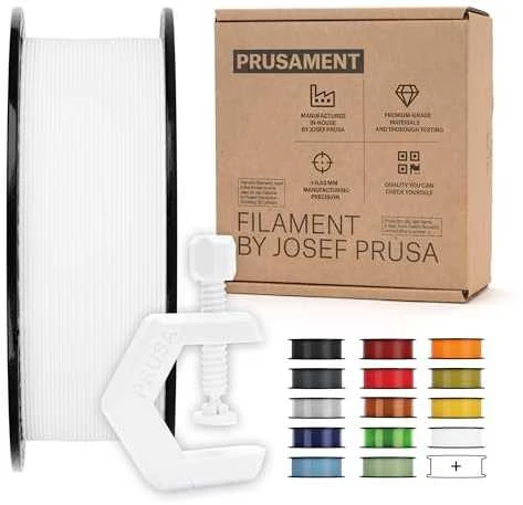 Plastikas Prusa PETG 1.75mm 1kg - Signal Baltas