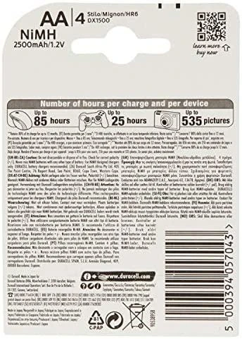 Duracell HR6 AA 4-pack Įkraunama baterija Nikelio-metalo hidridas (NiMH)