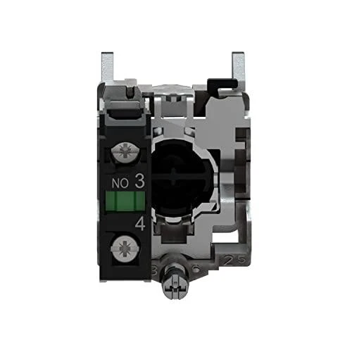 Schneider Electric valdymo mygtukas 22mm geltona spyruoklinis grąžinimas 1Z (XB4BA51)