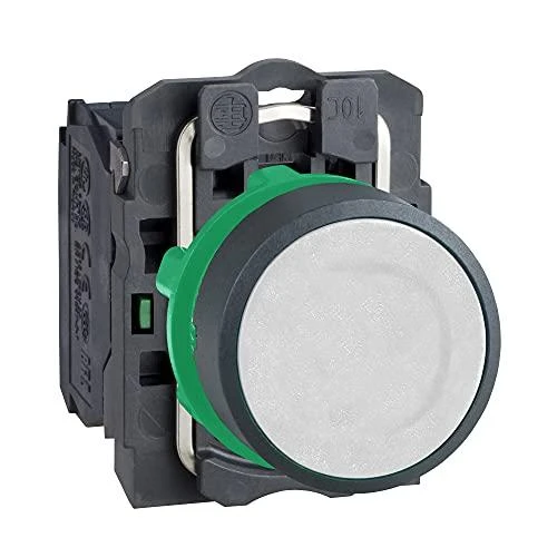 Schneider Electric mygtukas XB5AA11 su žaliu rėmeliu