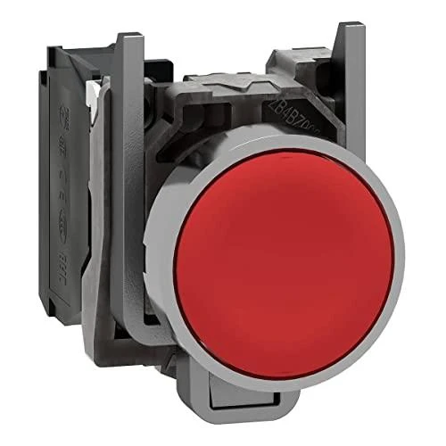 Schneider Electric 22mm valdymo mygtukas raudonas su 1R grįžtimi (XB4BA42)