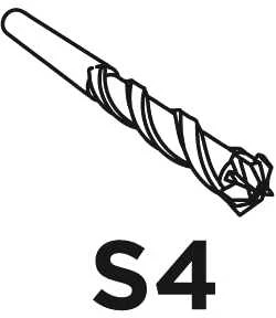 Wiertło Grąžtas betonui Graphite SDS+ 57H492, 24x600 mm