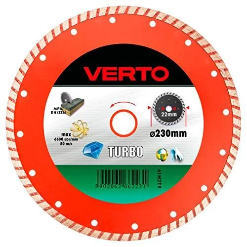 Tarcza Verto Diamond peilis 230x22,2mm turbo - 61H2T9