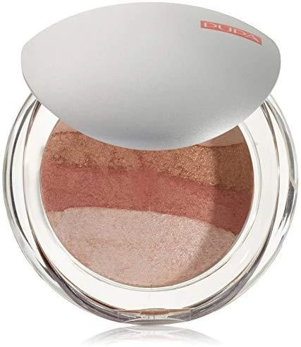 „Pupa Milano Pupa Luminys Baked All Over Illuminating“ skaistalai-pudra #01 Stripes Rose, 9 g