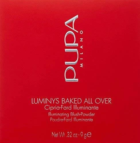 „Pupa Milano Pupa Luminys Baked All Over Illuminating“ skaistalai-pudra #01 Stripes Rose, 9 g