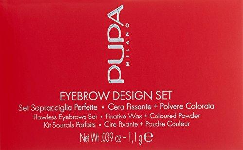 „Pupa Milano“ antakių dizaino rinkinys „002 Brown“, 1,1 g