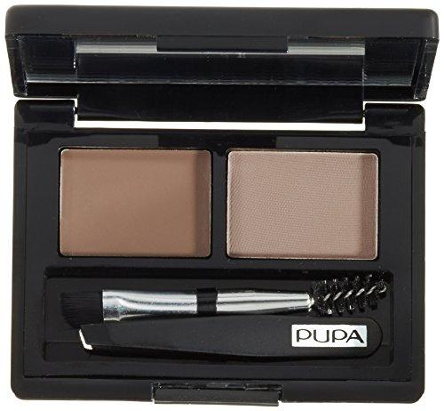 Pupa Milano Pupa Eyebrow Design Set antakių šešėliai, atspalvis; 003 Dark Brown, 1.1 g