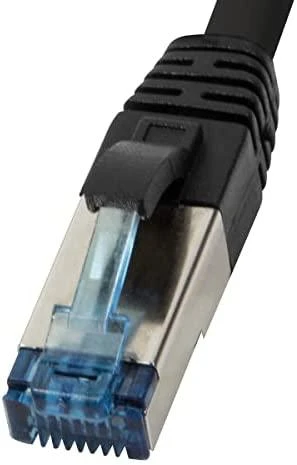 LOGILINK CQ6095S Patchcable PUR Cat.6A S/FTP juodas 10m