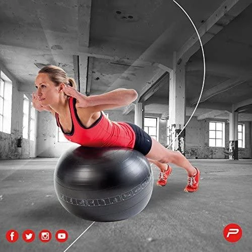Pure2Improve | Exercise Ball | Juodas | 65 cm