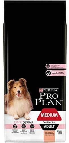 Purina Pro Plan OPTIDERMA dog adult Medium Sensitive Skin 14 kg, suaugusių vidutinių veislių, turinčių jautrią odą šunų sausas pašaras 12367239