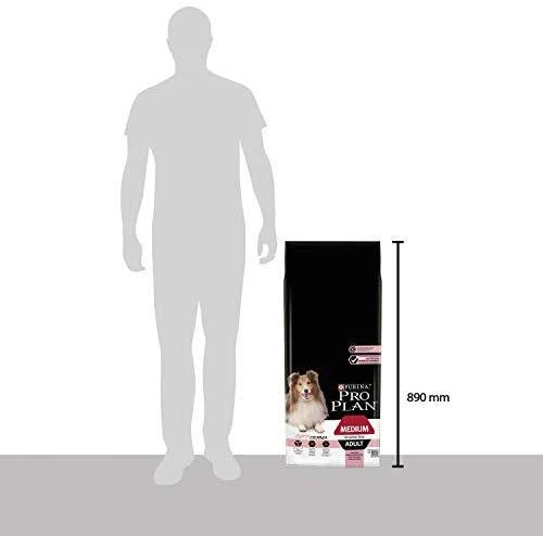 Purina Pro Plan OPTIDERMA dog adult Medium Sensitive Skin 14 kg, suaugusių vidutinių veislių, turinčių jautrią odą šunų sausas pašaras 12367239