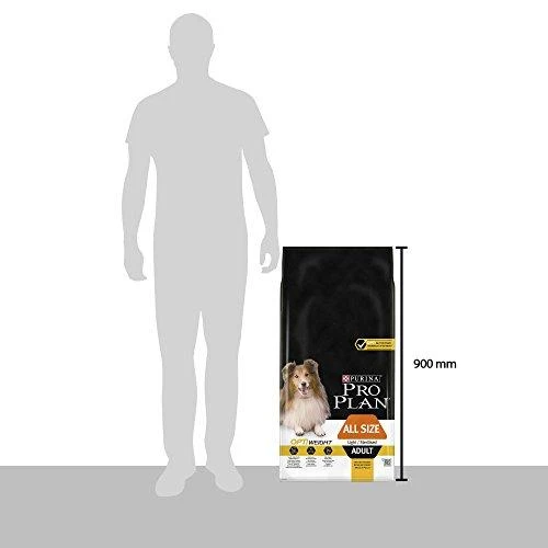 Purina Pro Plan OPTIWEIGHT All Sizes Adult Dog vištiena 14 kg, visų veislių suaugusių šunų sausas pašaras svoriui kontroliuoti