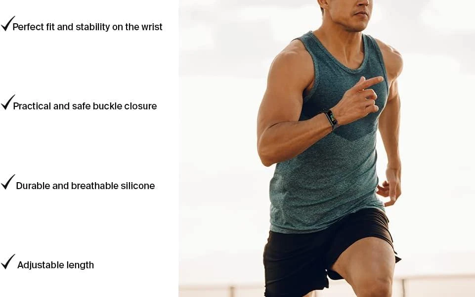 Išmaniosios apyrankės FitBit 5 dirželis, Juodos spalvos