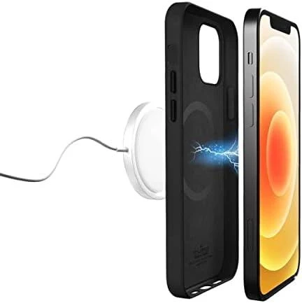 Dėklas Minkštos odos dangtelis PURO skirtas iPhone 13 Pro Max, juodas / 2830337