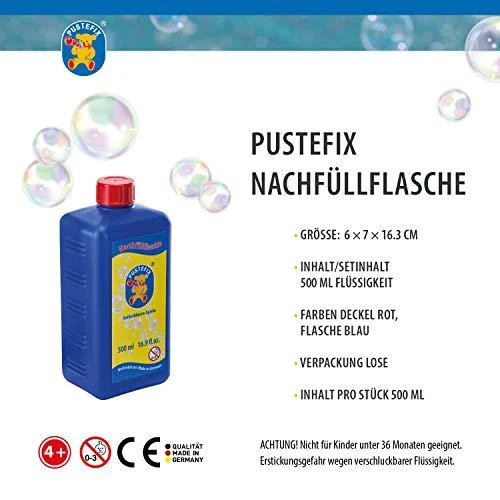 Pustefix Muilo burbulai papildymui, 500 ml