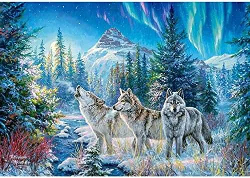 Castorland Dėlionė 1500 vnt. - Vilkų šauksmas mėnesienoje