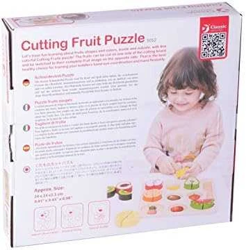 Dėlionė Classic World Vaisių Pjaustymo Rinkinys Montessori 20 vnt.