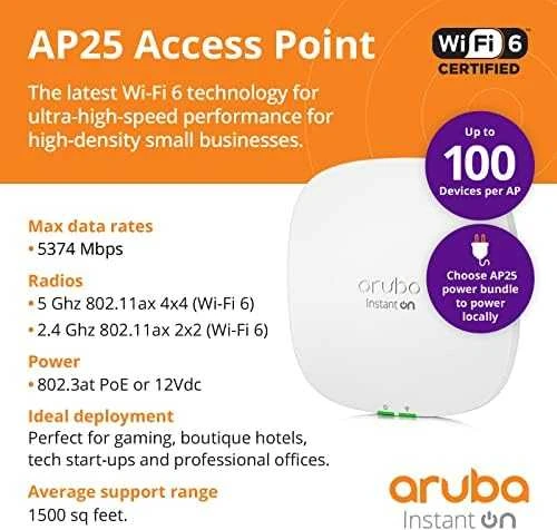 Maršrutizatorius Hewlett Packard (HP) HPE Aruba Instant ON AP25