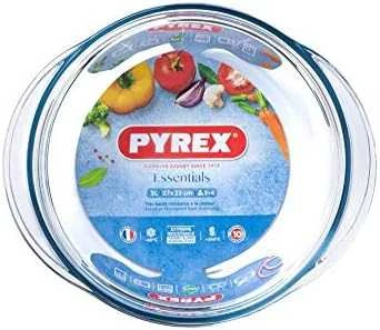 Pyrex indas apvalus/dangtelis 3,2 l Pyrex dribsnių įvynioklis 40524