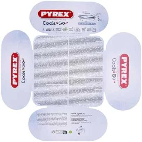 Karščiui atsparus konteineris su dangteliu Cook & Eiti 21,6 x 21,6 cm 1,9 l PYREX