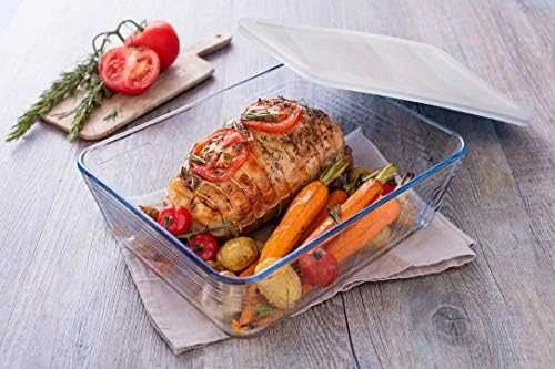 Kepkite ir orkaitėje atsparų patiekalą Šaldymas su dangteliu 22 x 17 cm 1,5 l PYREX