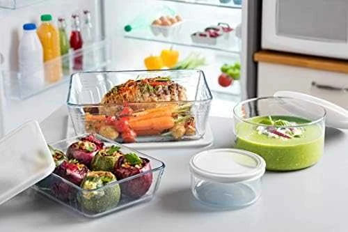 Kepkite ir orkaitėje atsparų patiekalą Šaldymas su dangteliu 22 x 17 cm 1,5 l PYREX