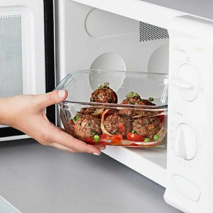 Karščiui atsparus konteineris su dangteliu Cook & Eiti 25,6 x 19,4 cm 1,7 l PYREX