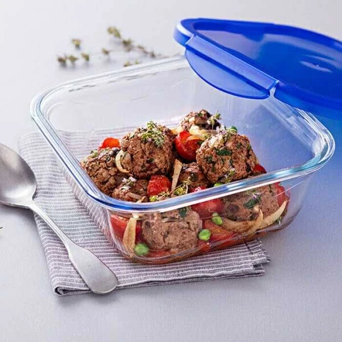 Karščiui atsparus konteineris su dangteliu Cook & Eiti 25,6 x 19,4 cm 1,7 l PYREX