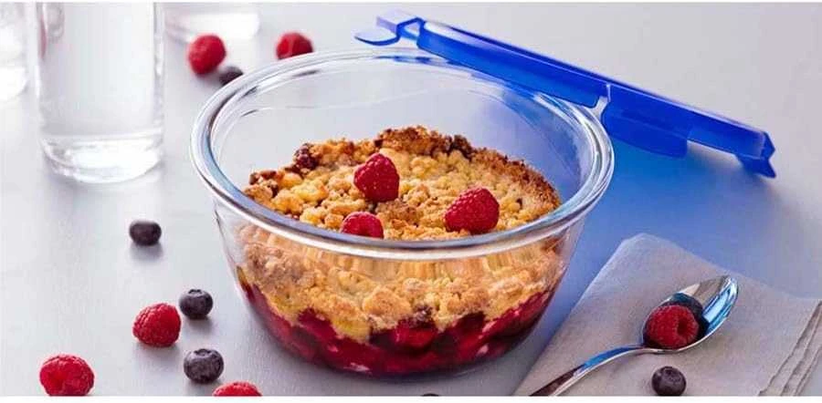 Karščiui atsparus konteineris su dangteliu Cook & Eiti 15 x 8 cm 0,7 l PYREX