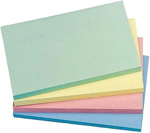 Q-Connect pasteliniai lipnūs lapeliai, 4 spalvų rinkinys