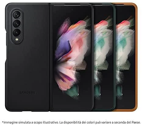 Dėklas VF926LGE odinis dangtelis, skirtas Samsung Galaxy Fold 3 (žalias)