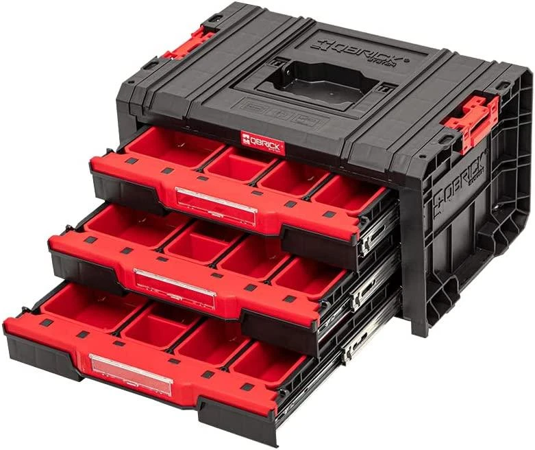 Qbrick System įrankių dėžė su 3 stalčiais PRO 2.0 Expert