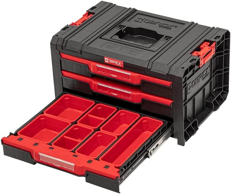Qbrick System įrankių dėžė su 3 stalčiais PRO 2.0 Expert