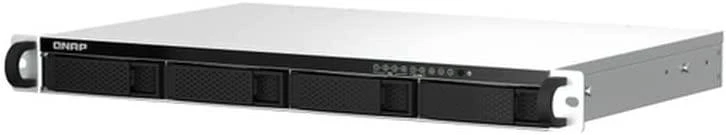 QNAP TS-464U NAS Rack (1U) Intel® Celeron® N5095 8 GB DDR4 0 TB QNAP Turbo System Aliuminio, Juodas