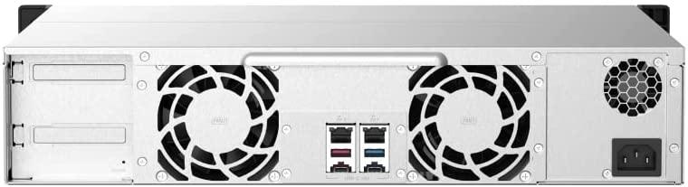 QNAP TS-873AEU-4G NAS/saugojimo serveris Rack (2U) Ryzen Embedded V1500B 4 GB DDR4 0 TB QuTS hero Juodas