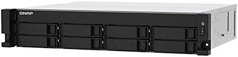 QNAP TS-873AEU-4G NAS/saugojimo serveris Rack (2U) Ryzen Embedded V1500B 4 GB DDR4 0 TB QuTS hero Juodas