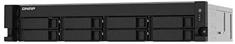 QNAP TS-873AEU-4G NAS/saugojimo serveris Rack (2U) Ryzen Embedded V1500B 4 GB DDR4 0 TB QuTS hero Juodas